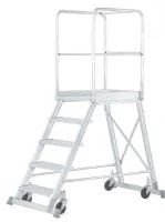 Escalier roulant pour rayonnage